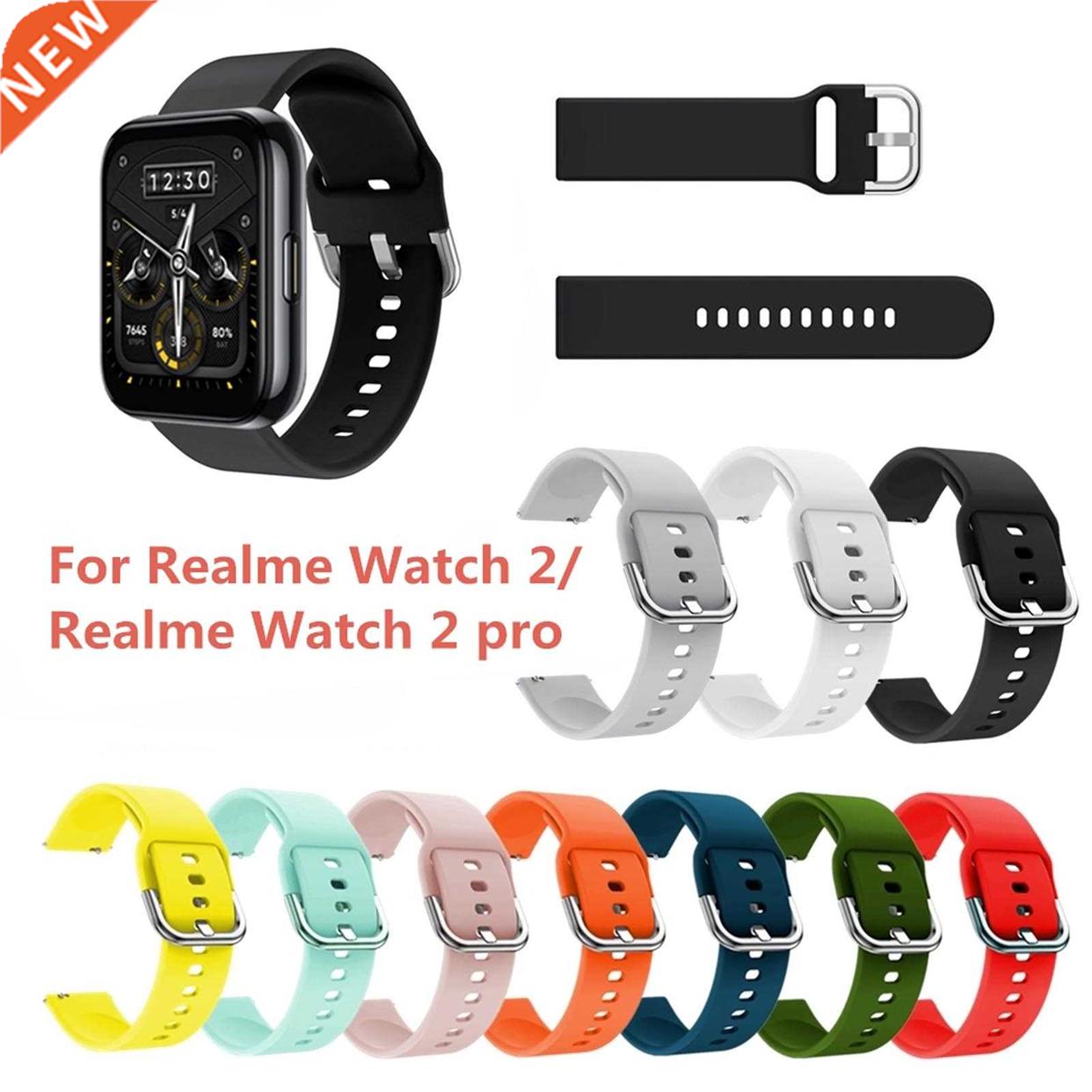 Silicone Strap For Realme Watch 2/2Pro Wristband 22mm Fashio
