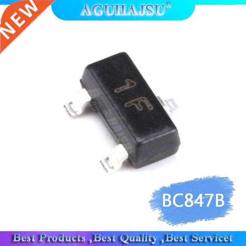 100PCS BC847B SOT23 BC847 SOT SMD SOT-23 1F new 0.1A /45V NP