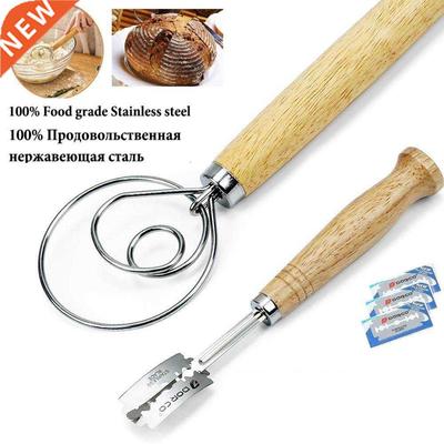 Scoring-Tool Whisk Dough Artisan Bread-Lame Danish Stainless