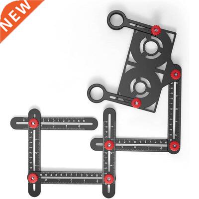 6/12 Side Multi Angle Measurement Ruler Pro 5-Holes Position