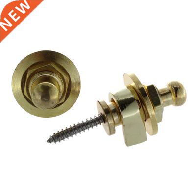 2X Gold Head Chrome Skidproof Belt Buttons Strap Lock for Gu