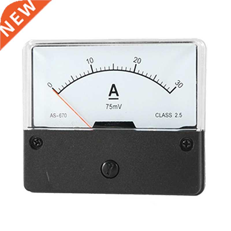 Mounting Panel DC 0-30A Current Range ammeter with Part Conn