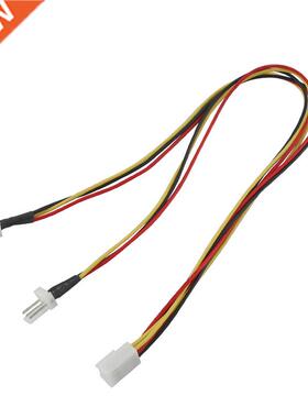 2 x 3Pin Male to 3Pin Female Splitter Power Adapter Cable 12