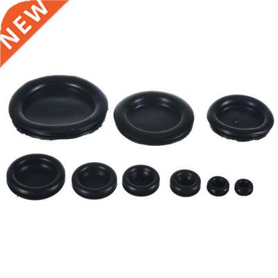 130pcs/Set Cable Blanking Grommet Rubber Closed Grommets Ass