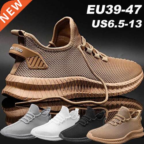 Men Sneakers Mesh Breathable Running Shoes Male Lightweight