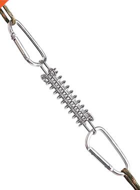 1 Set Steel Tent Rope Tensioner Camping Pegs Windproof