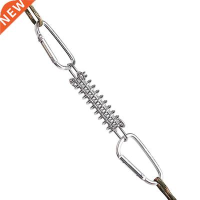 1 Set Steel Tent Rope Tensioner Camping Pegs Windproof