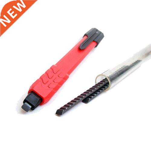 Automatic Woodworking Pen with 2 Refills, Flat Lead, Durable
