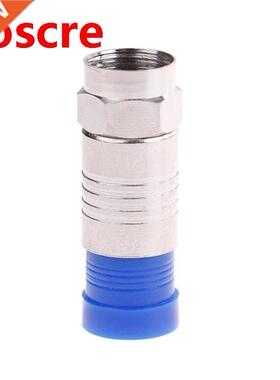 10pcs RG6 Compression Connectors Waterproof Coax Cable Coaxi