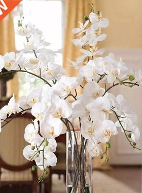 1PC Artificial Flowers Real Touch Artificial Moth Orchid
