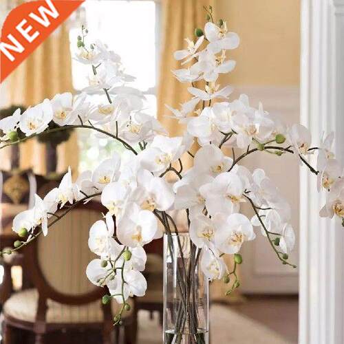 1PC Artificial Flowers Real Touch Artificial Moth Orchid