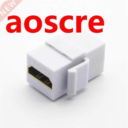 Straight HDMI 1.4 Snap-in Female to Female F/F Keystone Jack