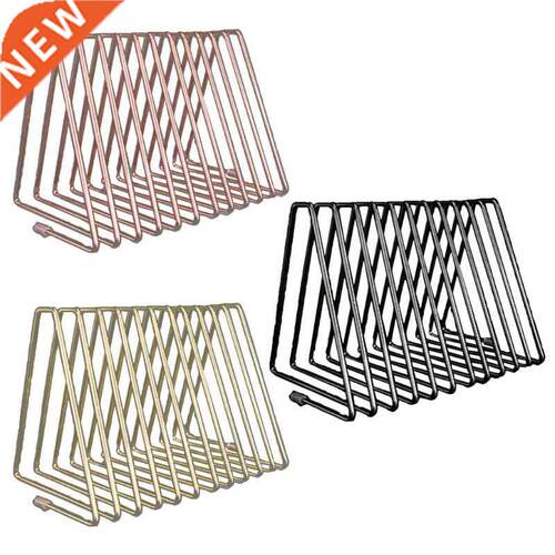 11 Grid Triangle File Storage Shelf Book Stand Retractable N