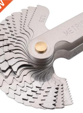 52 Blade Metric Screw Thread Pitch Gauge 60 Degree 50 Degree