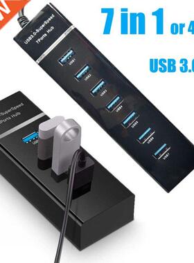 4/7 Port 30/120cm Universal USB Hub Docking Station USB3.0 S