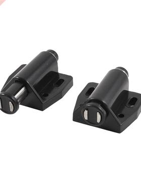 Black Chest Cabinet Door Catch Latch Pair