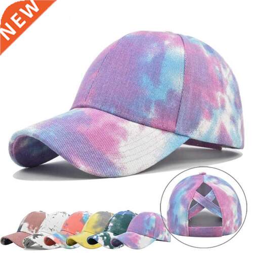 Fashion Unisex Men Women Tie-dyed Sun Hat Adjustable Basebal