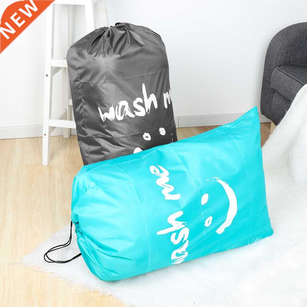 Washable Dirty Clothes Organizer Nylon Laundry Bag Wash Me T