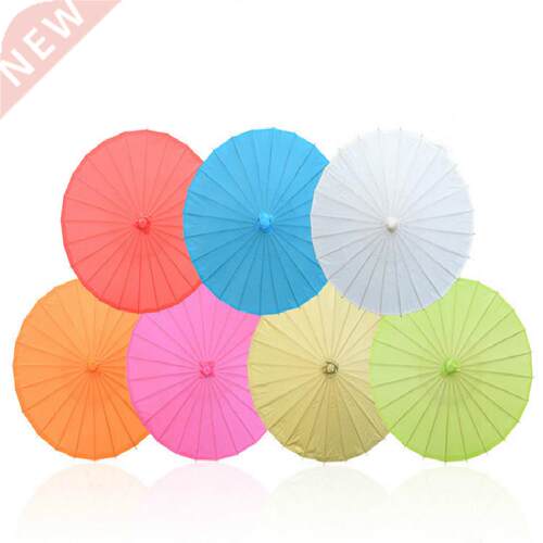 20/30/40/60/80cm Handmade Colorful Paper Umbrella Traditiona