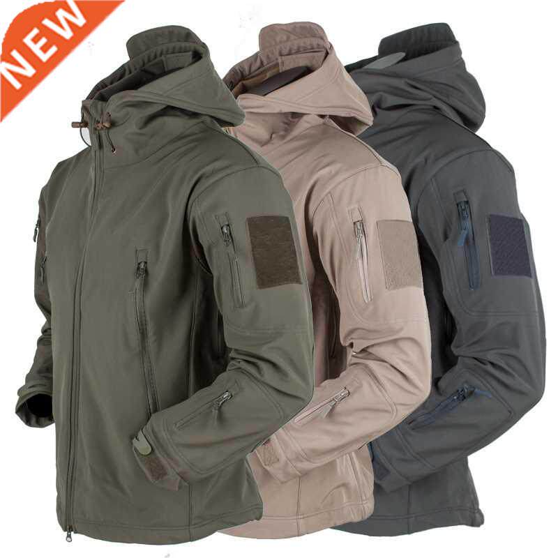 Man Jacket Hiking Coats Windproof Waterproof Softshell Fleec