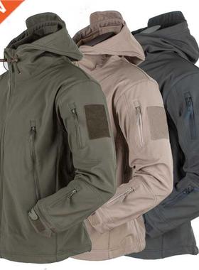 Man Jacket Hiking Coats Windproof Waterproof Softshell Fleec