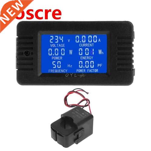 AC 100A 6in1 Digital Power Energy Monitor Voltage Current KW
