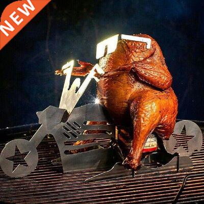 Grilled Chicken Rack Funny American Motorcycle Stainless