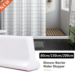 Shower Barrier Rubber Water Stopper Bathroom Water Dam Colla