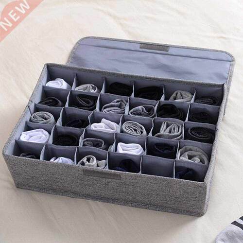 30 Grids Ties Socks Underwear Divider Wardrobe Organizer