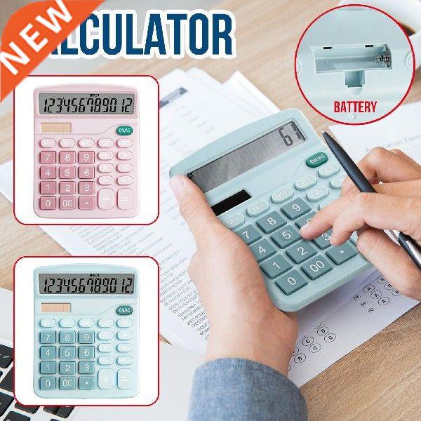 Calculator 12 Digits Electronic LCD Large Screen Desktop
