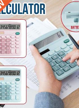 Calculator 12 Digits Electronic LCD Large Screen Desktop