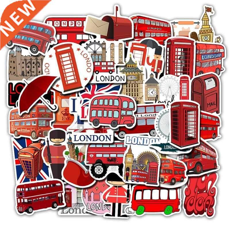 50pcs england landmark british london bus ers telephone deco