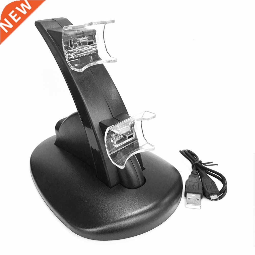LED Light USB Charging Dock Stand Charger For PlayStation 3