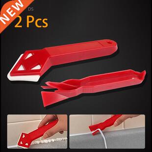 2Pcs/Set Silicone Glass Scraper Tool Caulking Sealant Grout
