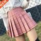 Skirt Stitchi 3XL Waist High 2022 Women Summer Plaid QRWR