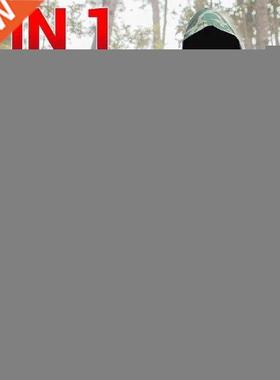 3 In 1 Multifunctional Camouflage Raincoat Fashion 4 Cape