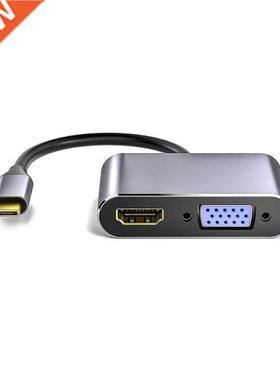Hub Aluminum Type-C Multiport Adapter Type C To HDMI-compati