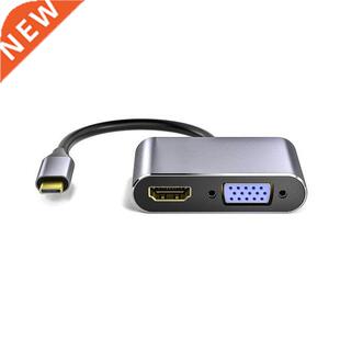 Hub Aluminum Type-C Multiport Adapter Type C To HDMI-compati