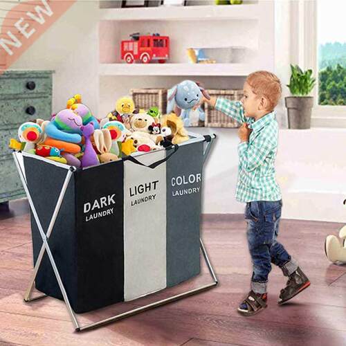 Dirty Clothes Laundry Basket Baby Toy Storage Organizer Fold