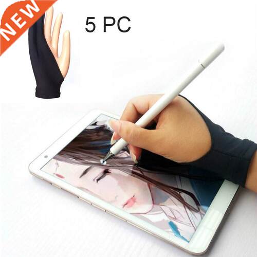5pcs Drawng/Pantng Tablet Fnger Gloves for Pad Ant Fo