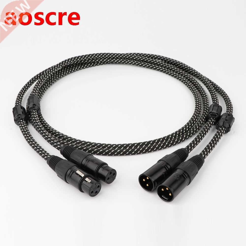 1 Pair X 4011 5N OCC Copper Conductor Audio Balance Intercon