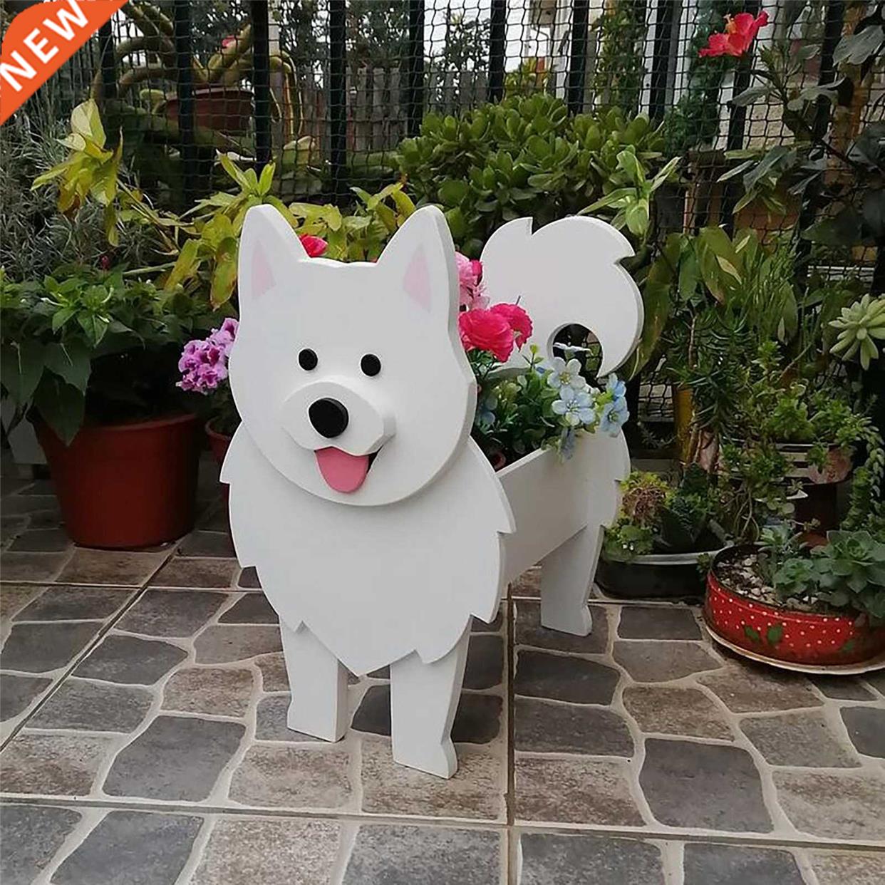 7 Household Dog Flower Pots Flower Pots Cartoon Puppy
