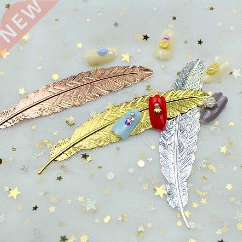 1pc Rose Gold Nail Tip Holder Feather Practice Training