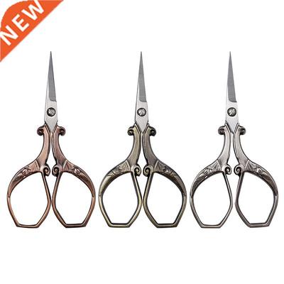 1Pc Titanium Stainless Steel Vintage Scissors Sewing Scissor