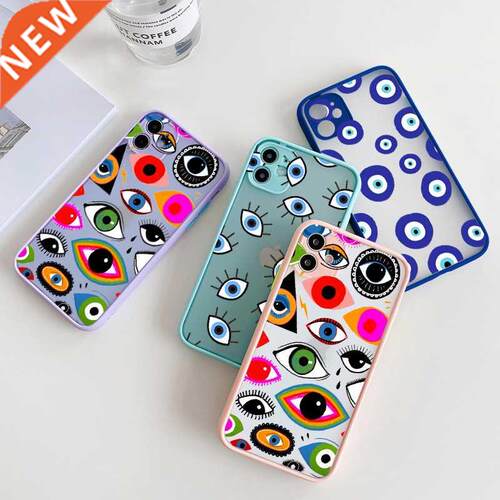 Lucky Eye Blue Evil Eye Print Hard Phone Case For iPhone SE2