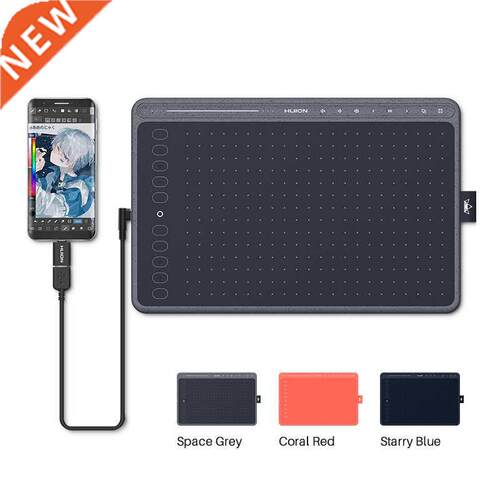 HUION HS611 Grphic Tblet Digitl Drwing Tblet 266PPS
