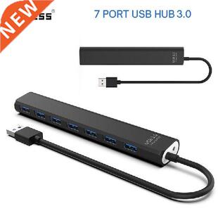 Multi USB Splitter 5Gbps 7 Ports USB Expander USB 3.0 HUB