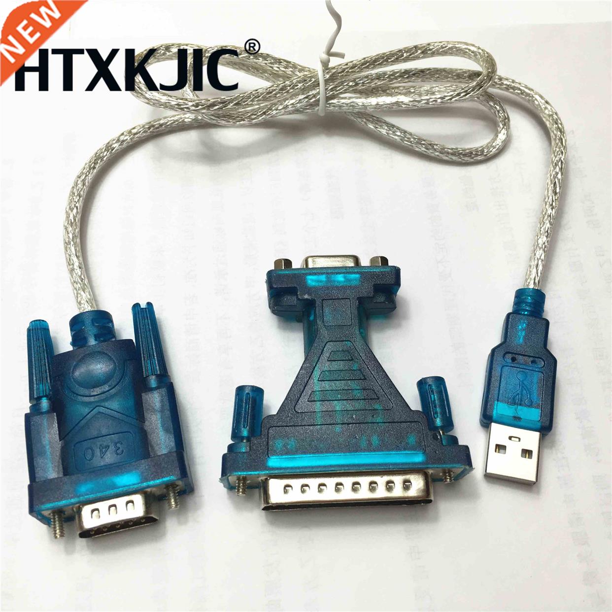 New SB 2.0 To RS232 Co Port 9 PIN SERIAL DB25 DB9 Adapter C