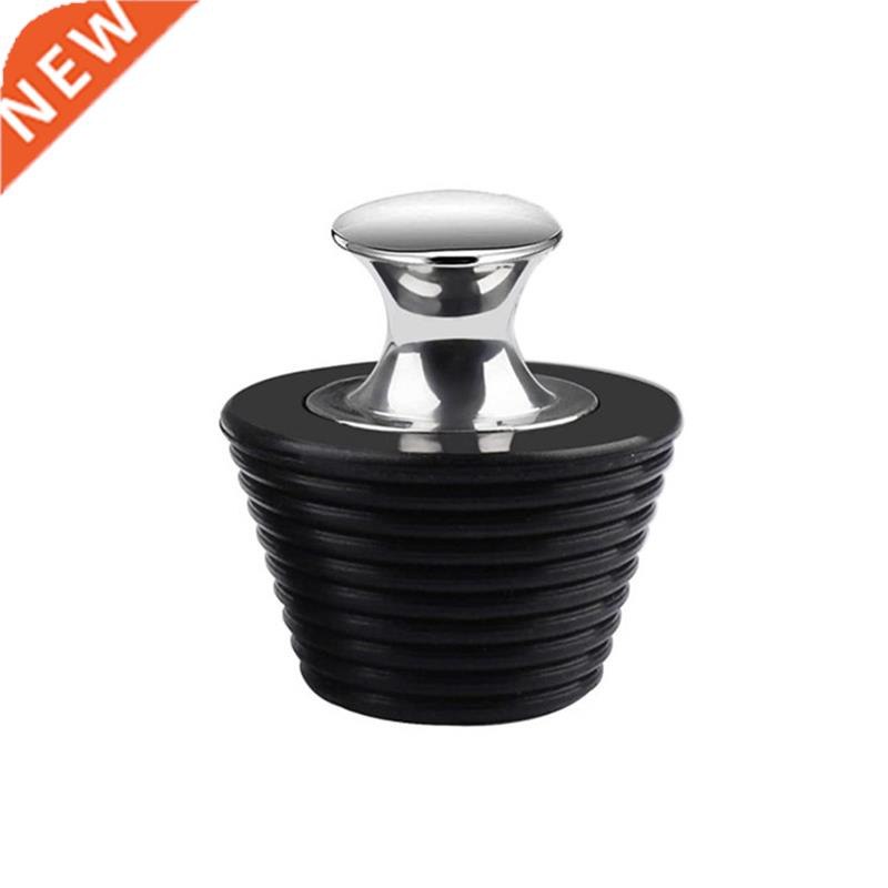 Bathtub Stopper Bathtub Plug Silicone Stainless Steel Handle