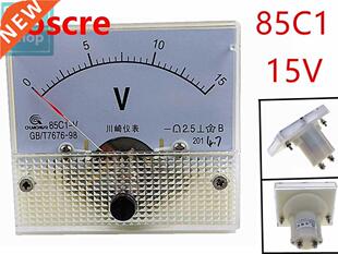 85C1 15V Analogue DC Voltage Needle Panel Meter Voltmeter
